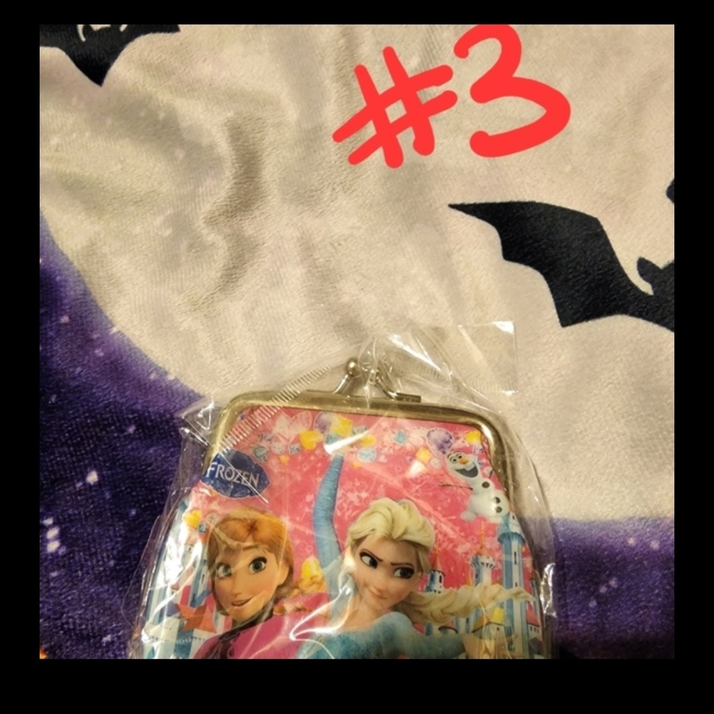 🎆 NWT Kids Frozen Coin Purse – Style #3 Elsa Castle Design